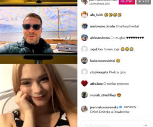 Andrzej Młynarczyk i Julia Wróblewska (Tomek i Zosia z M jak miłość) na Instagramie