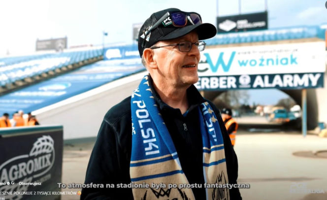 Ze Szkocji dl Leszna. Kibicowska pasja Michaela Purvesa