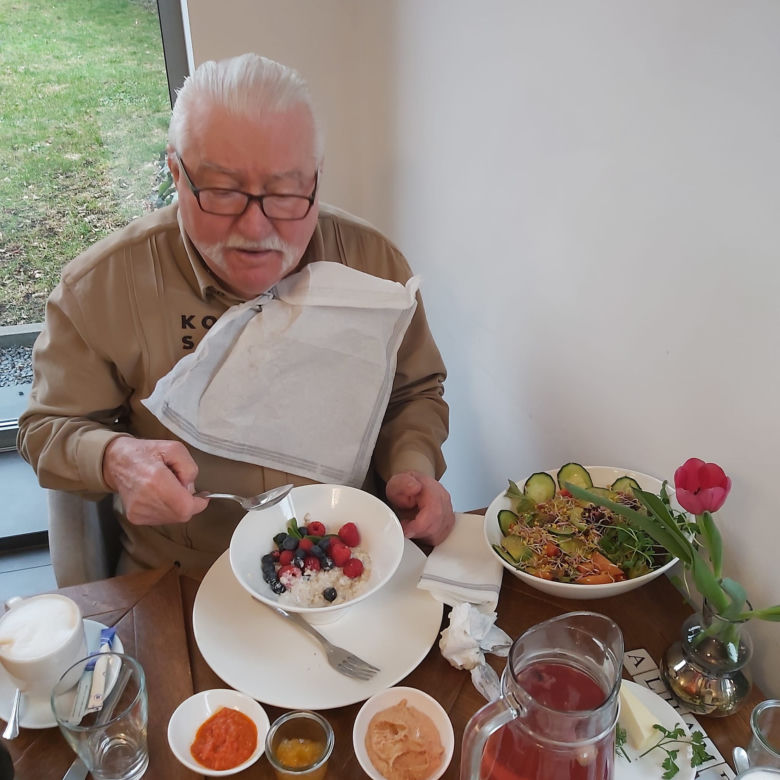 Lech Wałęsa w sanatorium
