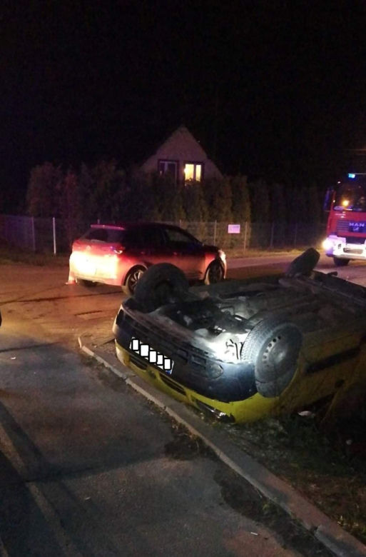 Wypadek w Dąbrówce Nagórnej! Kierowca nie ustąpił pierwszeństwa