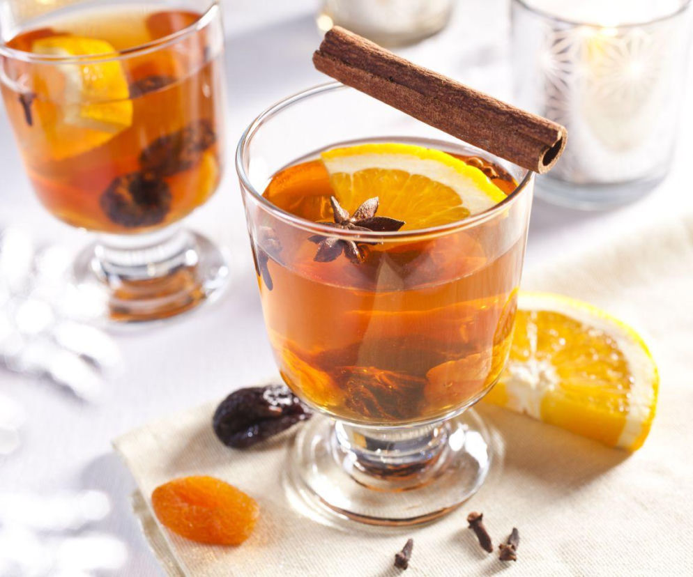 wigilijny kompot z suszu z pomarańczami