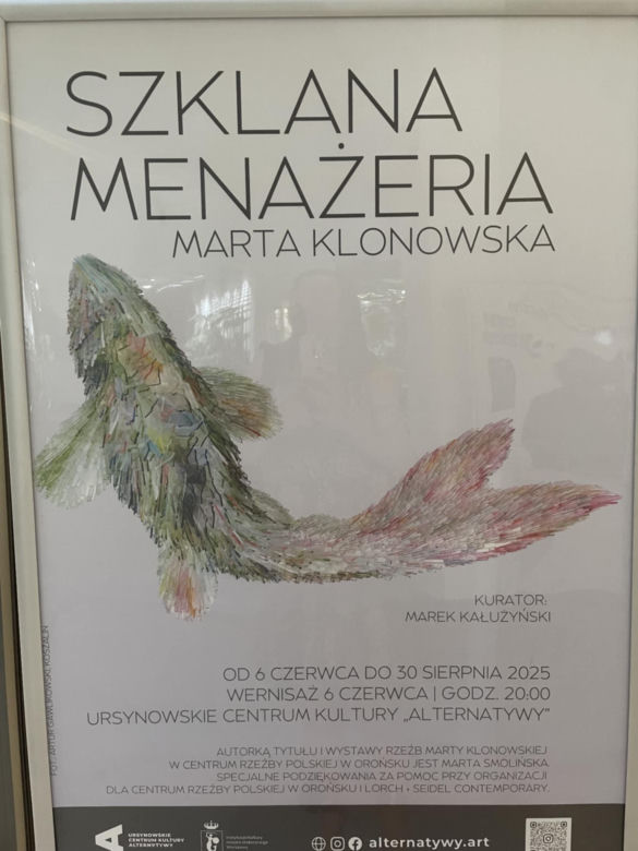 Wystawa „Szklana menażeria” na Ursynowie