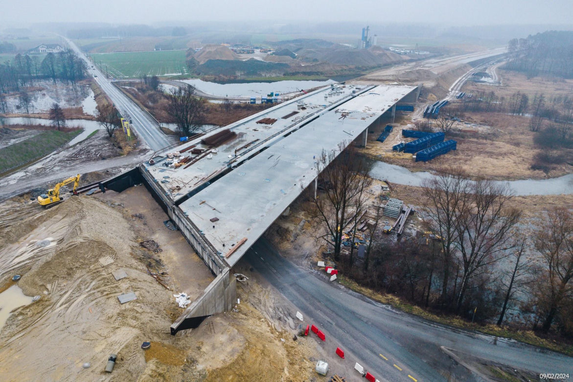 Budowa S1 Oświęcim - Dankowice LUTY 2024