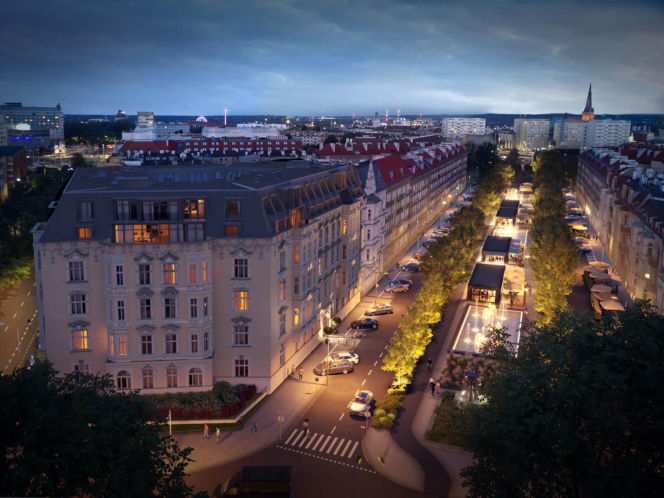 Rezydencja Aleja Fontann - wizualizacja