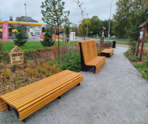 Park kieszonkowy w Siedlcach przy ul. Brzeskiej