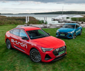 Audi e-tron Sportback 55 quattro S line (Catalunya Red)