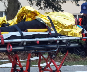 Próbna ewakuacja w zamojskim rolniczaku