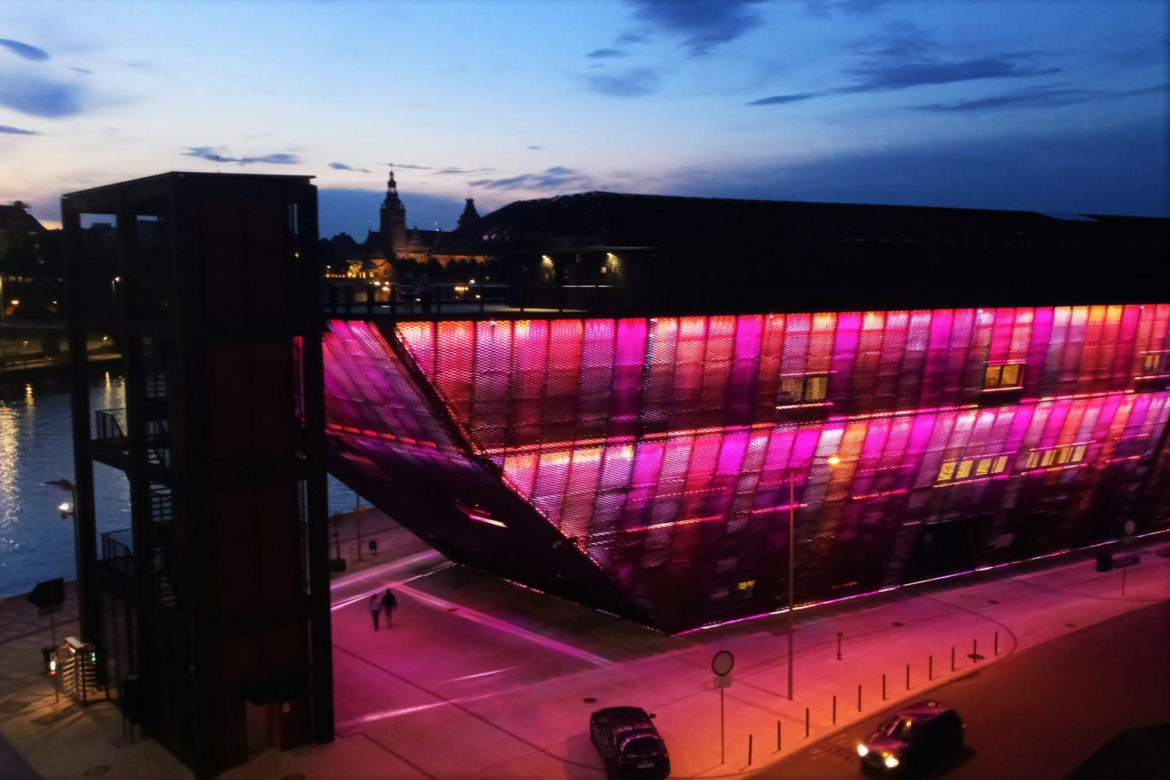 Iluminacja Morskiego Centrum Nauki