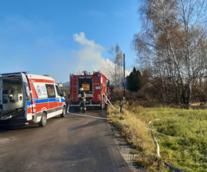 Pożar domu w Mysłowicach