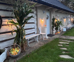 Remont drewnianej chaty w Bełdnie