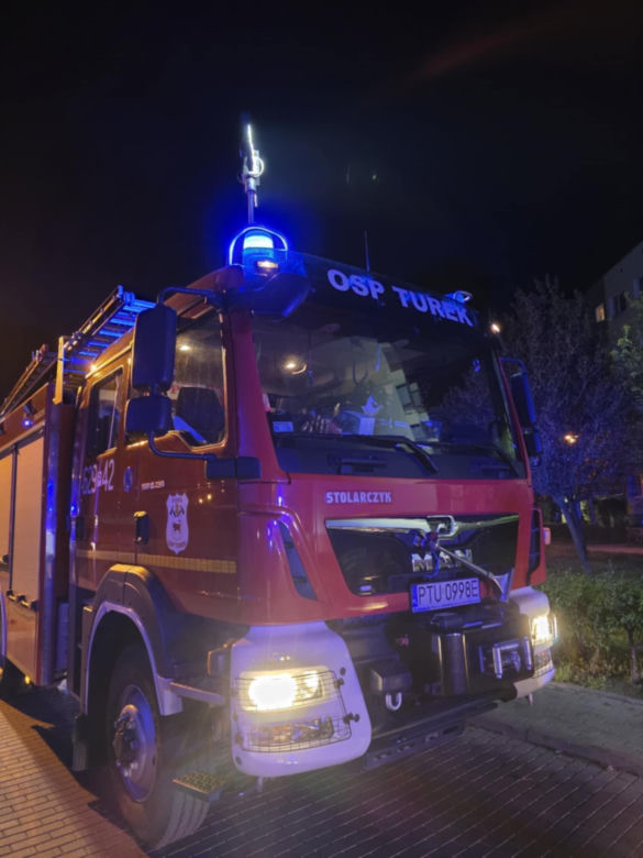 Tragiczny pożar w Turku. W płomieniach zginęła kobieta [ZDJĘCIA]