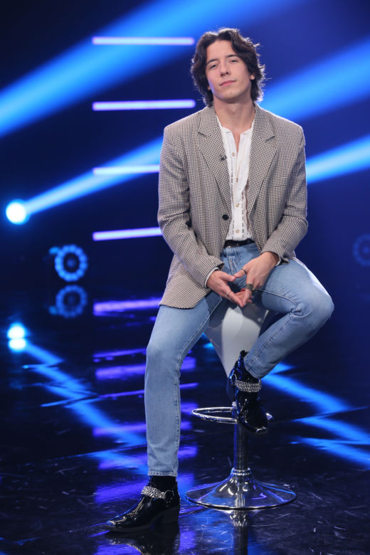 Dawid Kwiatkowski w obiektywie, podczas koncertu w ESKA Live!