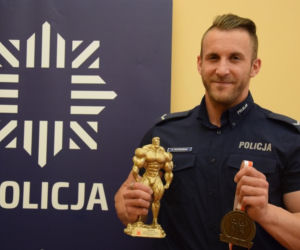 Policjant z Tarnowskich Gór mistrzem Polski kulturystów