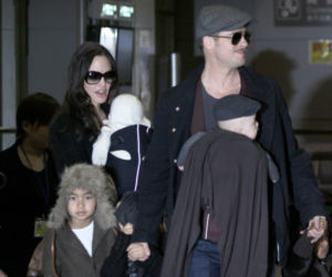 Brad i Angelina z całą rodziną w Tokio