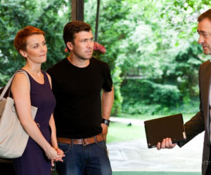 BARWY SZCZĘŚCIA odc. 827. Artur Chowański (Jacek Rozenek), Marta (Katarzyna Zielińska), Robert (Marcin Czarnik)