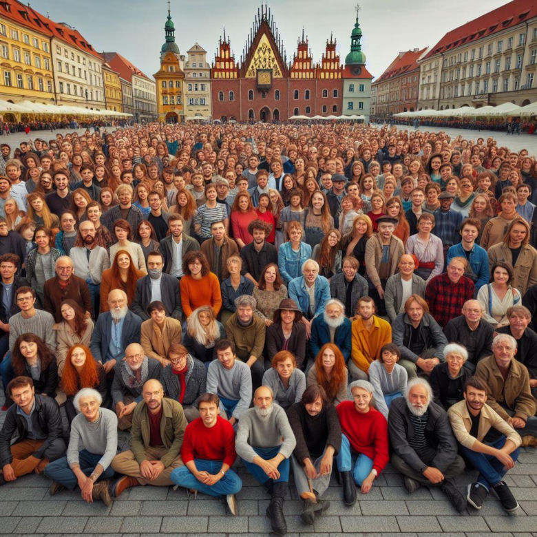 Jak sztuczna inteligencja widzi mieszkańców Wrocławia? Zobaczcie sami!