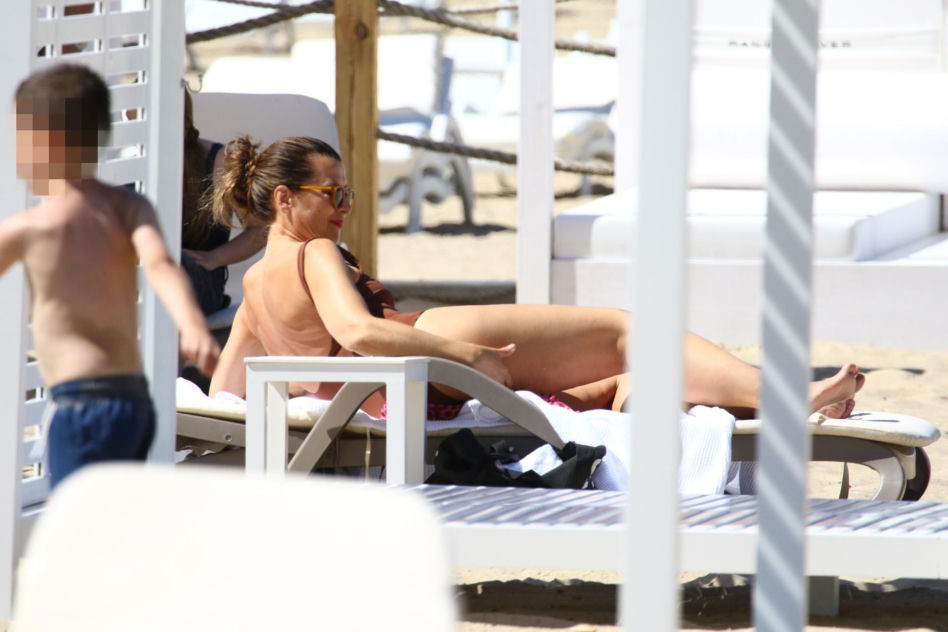 Katarzyna Herman na plaży