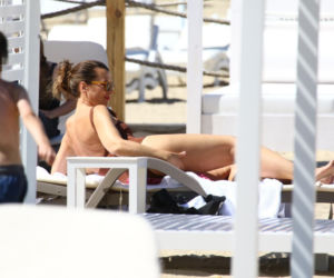 Katarzyna Herman na plaży