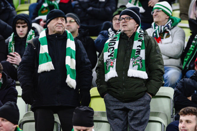 Lechia Gdańsk - Górnik Zabrze, zdjęcia kibiców i zawodników z meczu 18, kolejki PKO BP Ekstraklasy