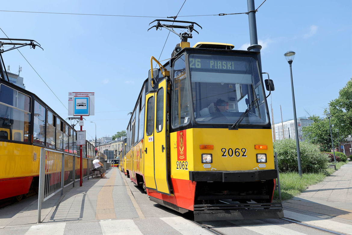 Gorąc w warszawskich tramwajach