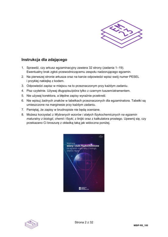 Matura 2025 - biologia