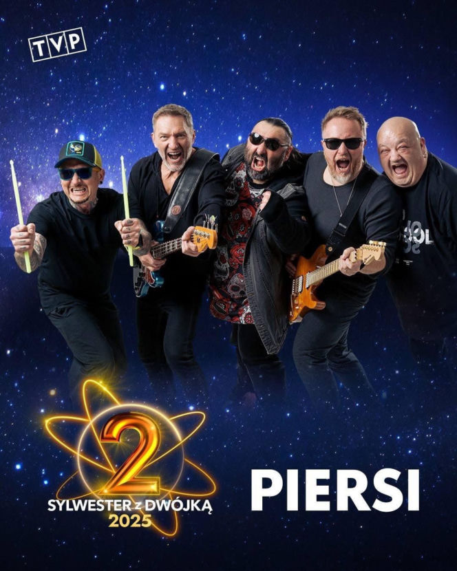 Zespół Piersi gwiazdą Sylwestra z Dwójką TVP w Katowicach