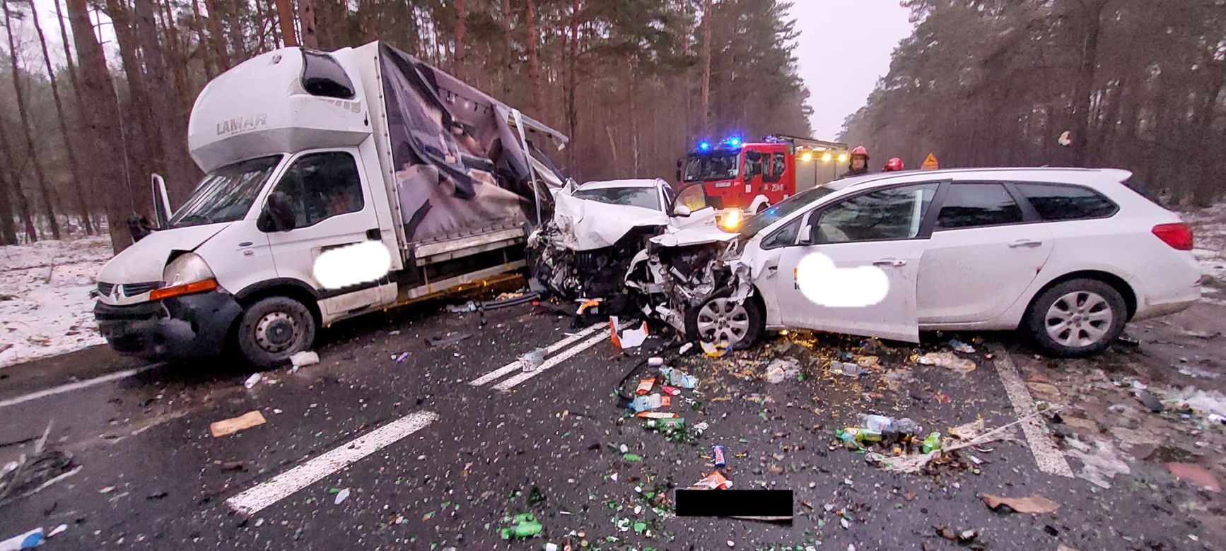 Karambol na DK 10! Trasa Bydgoszcz - Toruń jest całkowicie zablokowana [ZDJĘCIA] 