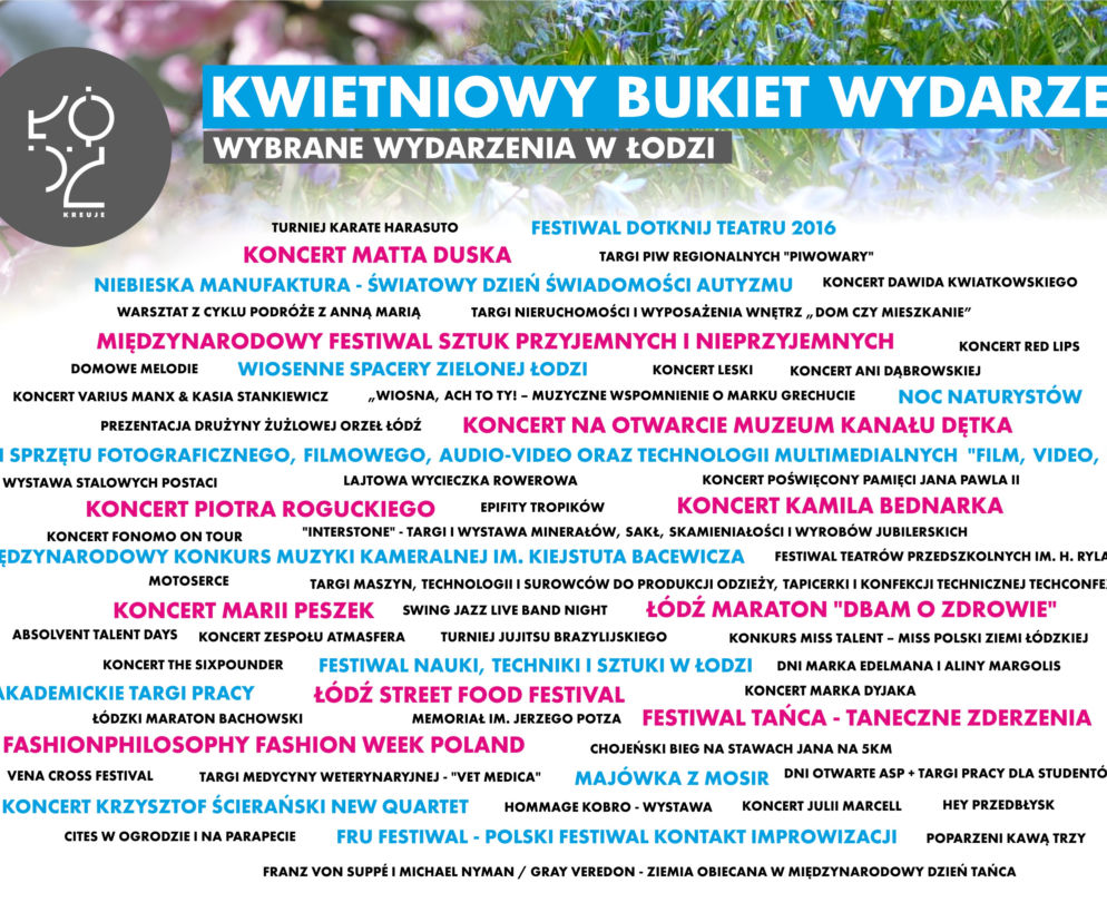 Harmonogram imprez na kwiecień 2016 pęka w szwach!