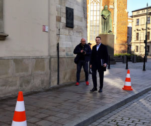 Pierwszy dzień w pracy nowego prezydenta Krakowa Łukasza Gibały