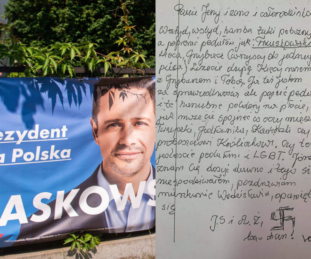 Zwolennik Trzaskowskiego dostał ohydny list od sąsiada. Taki pobożny, a popiera pedałów