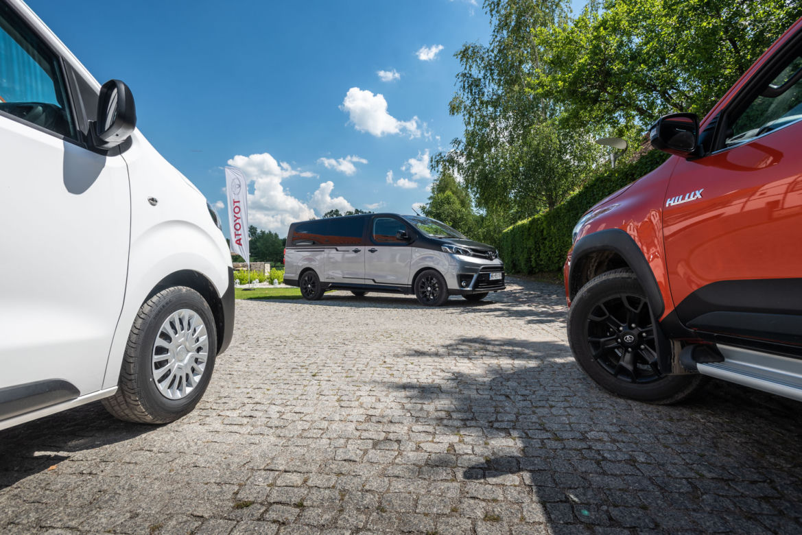 Jazdy testowe gamą Toyota Professional