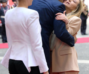 Marta Nawrocka we Włoszech