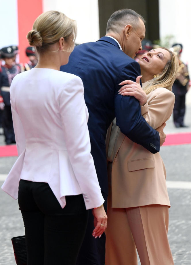 Marta Nawrocka we Włoszech