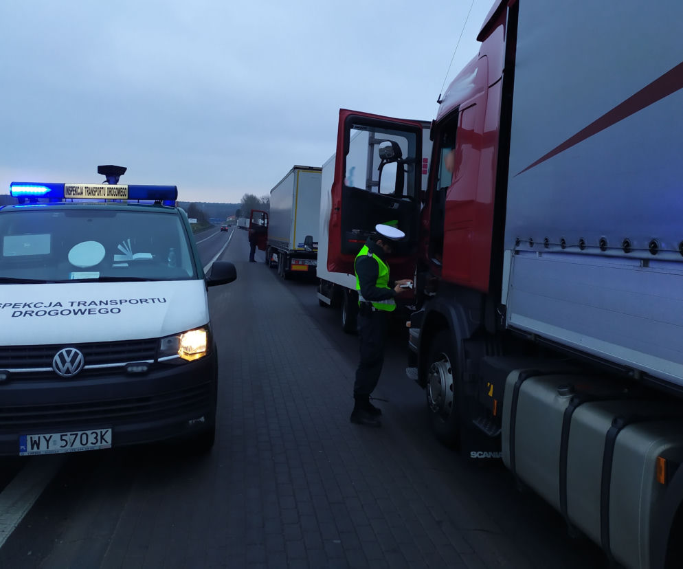 60 mandatów wystawionych w jeden dzień. Zagraniczni kierowcy TIR-ów przesadzali z prędkością