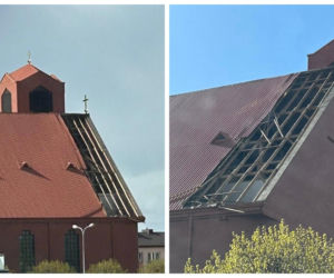 Siedleccy strażacy prowadzili liczne interwencje w związku z wichurą