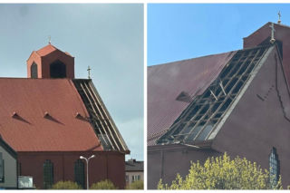 Siedleccy strażacy prowadzili liczne interwencje w związku z wichurą