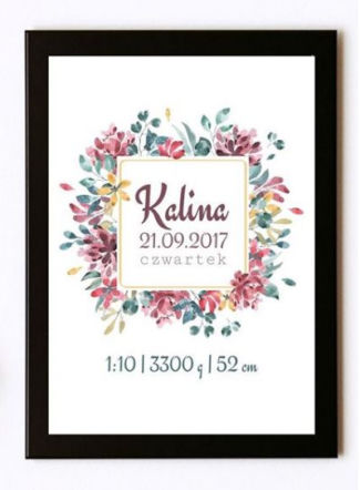 Plakat imię