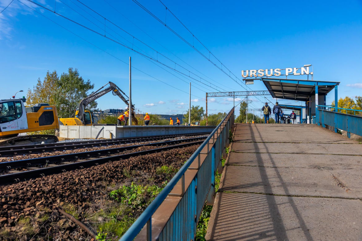 Przebudowa przystanku PKP Ursus Północny w Warszawie