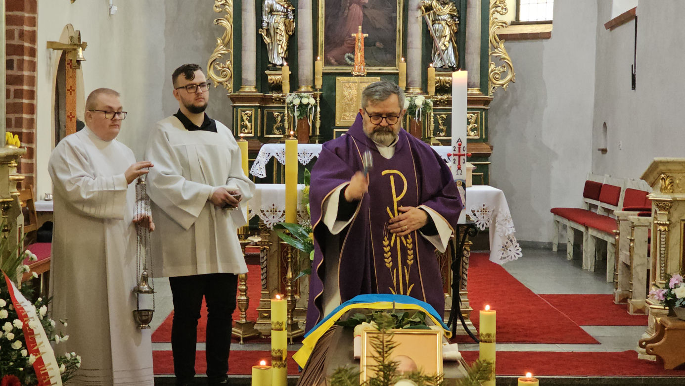 pogrzeb żołnierza, który zginął w Ukrainie