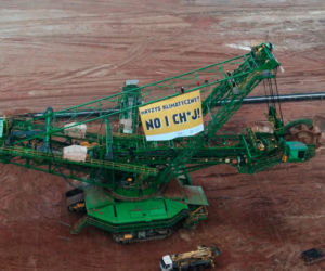  Kryzys klimatyczny no i Ch*j. Akcja Greenpeace w kopalni Turów 