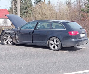 Wypadek: Zablokowana DK42 między Parszowem a Skarżyskiem