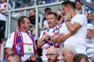 Górnik Zabrze - Ferencvaros: Zdjęcia kibiców z meczu 3. rundy eliminacji Ligi Europy