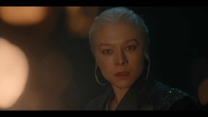 Emma D'Arcy jako królowa Rhaenyra Targaryen