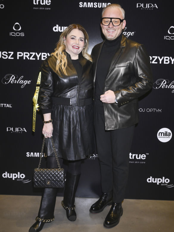 Gwiazdy na pokazie Mariusza Przybylskiego