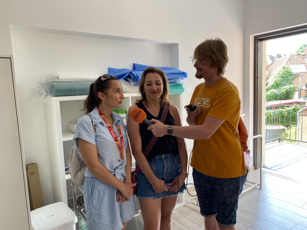 Wakacyjny patrol Eska Summer City w olsztyńskim oddziale Szkoły Policealnej Pascal