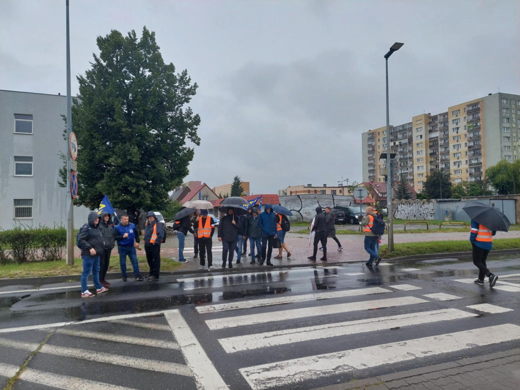 Strajk kolejarzy Bydgoszcz 28.07.25