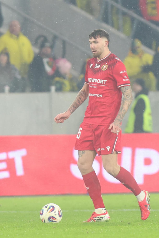 GKS Katowice - Widzew Łódź, zdjęcia kibiców z meczu 20. kolejki PKO BP Ekstraklasy