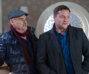 Na Wspólnej odc. 2916. Roman (Waldemar Obłoza), Michał (Robert Kudelski)