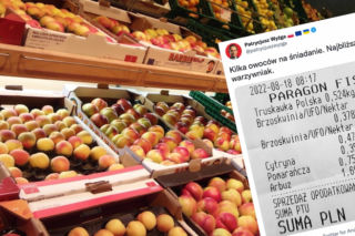 Owoce za 68 zł. Dziennikarz pokazał paragon i wywołał burzę w komentarzach