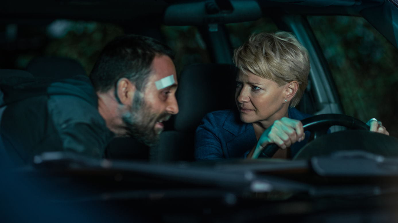Druga szansa 2 odcinek 6, Marcin (Bartłomiej Świderski), Monika (Małogrzata Kożuchowska)